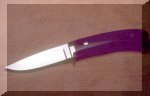 model 4 drop point knife 8" overall length